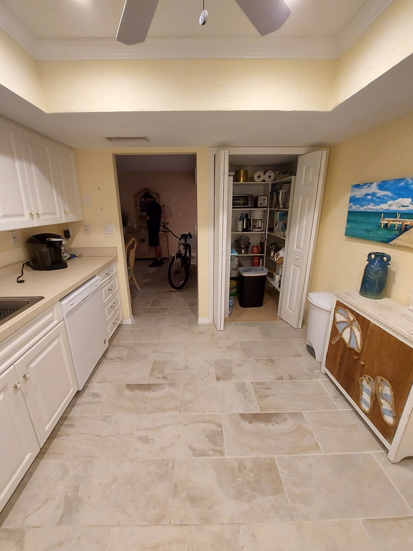 Original kitchen and pantry before renovation